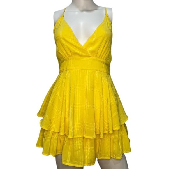 Yellow Cottage Summer Mini Romper - Picture 3 of 8
